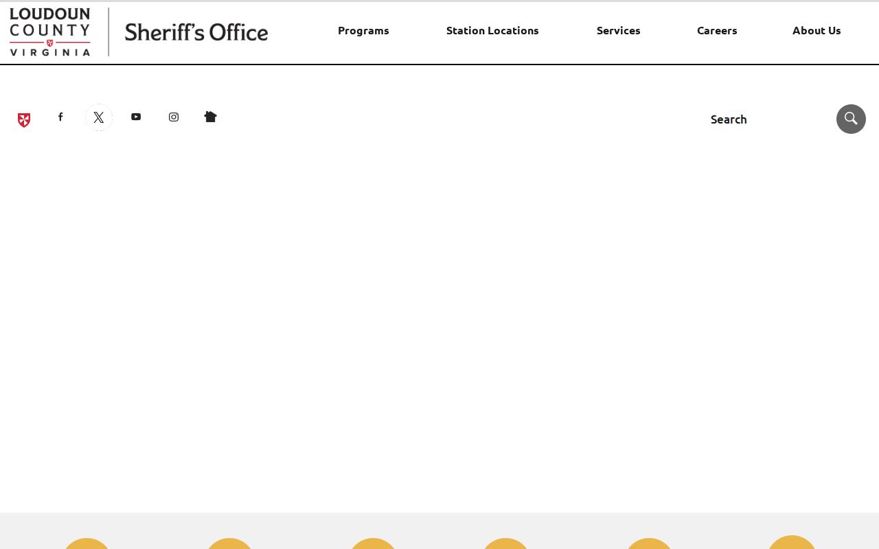Loudoun County criminal history gateway at the sheriff office